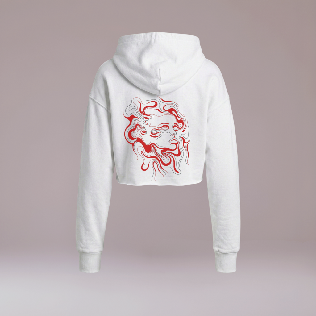 Disappearing Cropped Hoodie