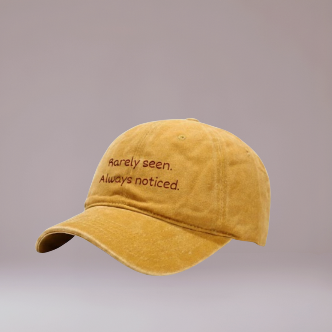 Rarely Seen Always Noticed Cap