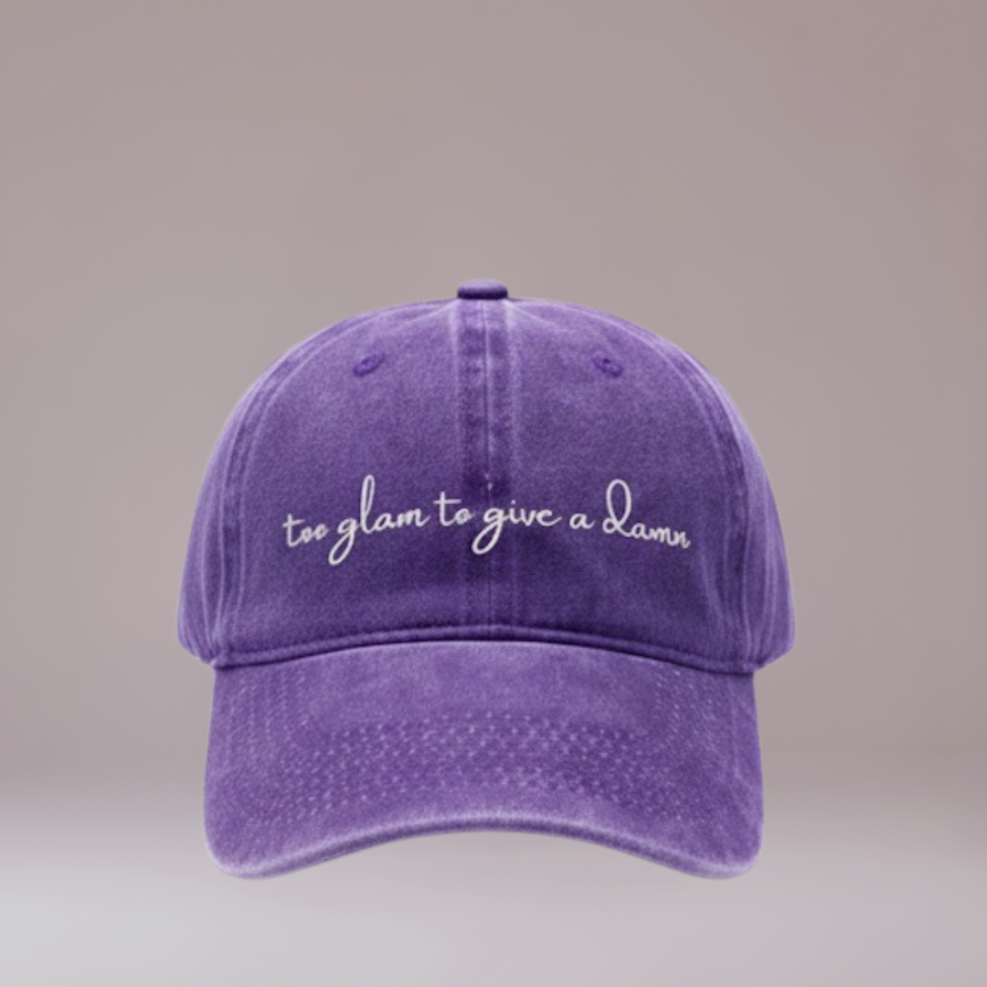 Too Glam to Give a Damn Cap